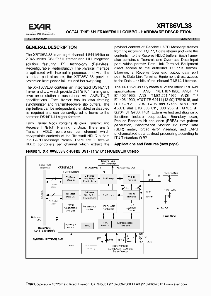 XRT86VL381_6498101.PDF Datasheet