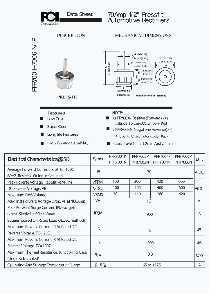PFR7004N_6500378.PDF Datasheet