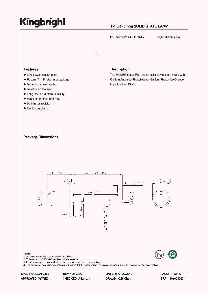 WP7113ID5V13_6500490.PDF Datasheet