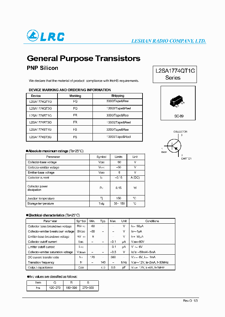 L2SA1774ST3G_6501100.PDF Datasheet