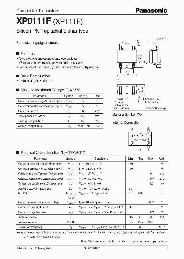 XP0111F_6503270.PDF Datasheet