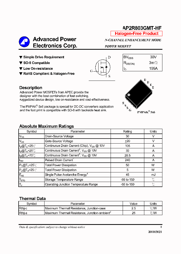 AP2R803GMT-HF_6507265.PDF Datasheet