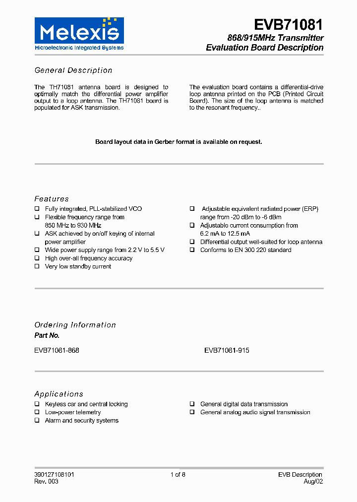 EVB71081_6508549.PDF Datasheet