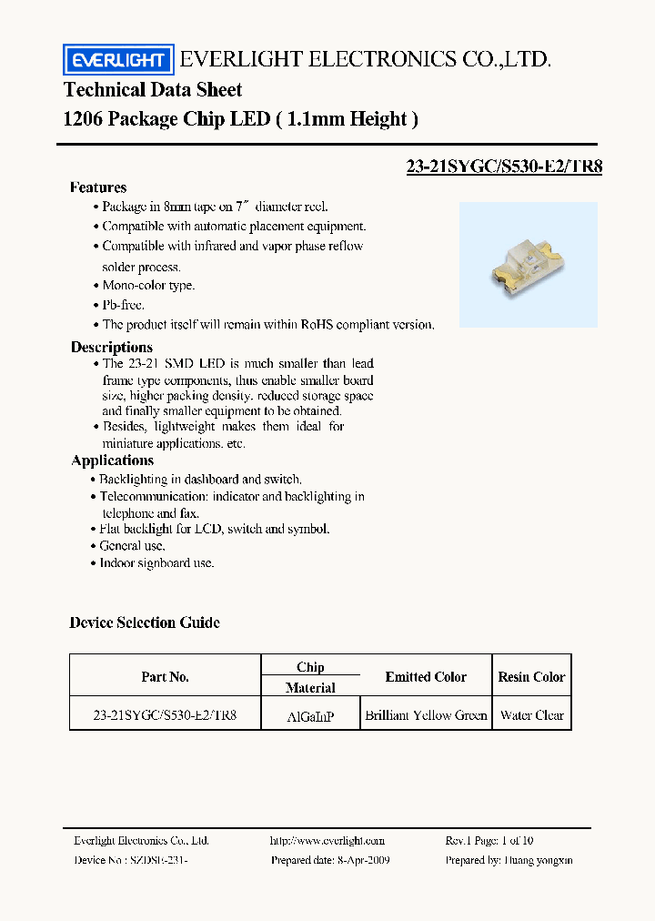 23-21SYGC-S530-E2-TR8_6509017.PDF Datasheet