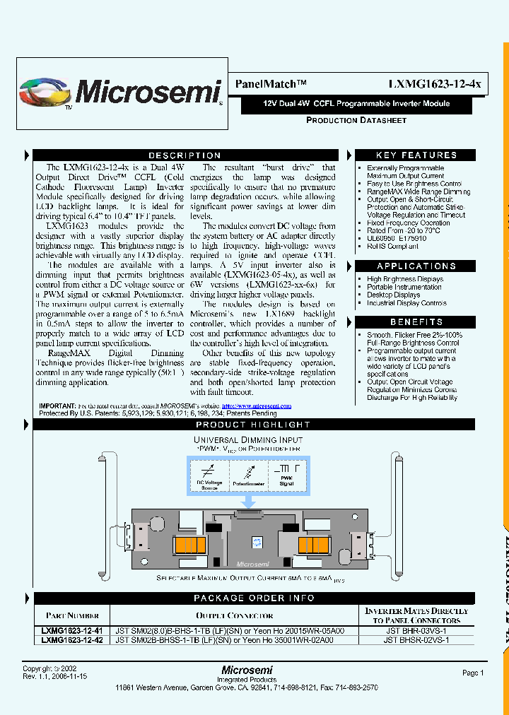LXMG1623-12-42_6509290.PDF Datasheet