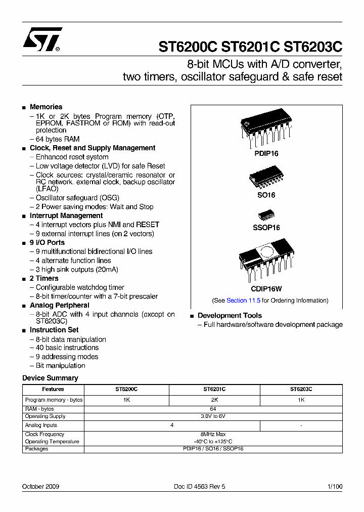 ST62T03CB6_6518102.PDF Datasheet