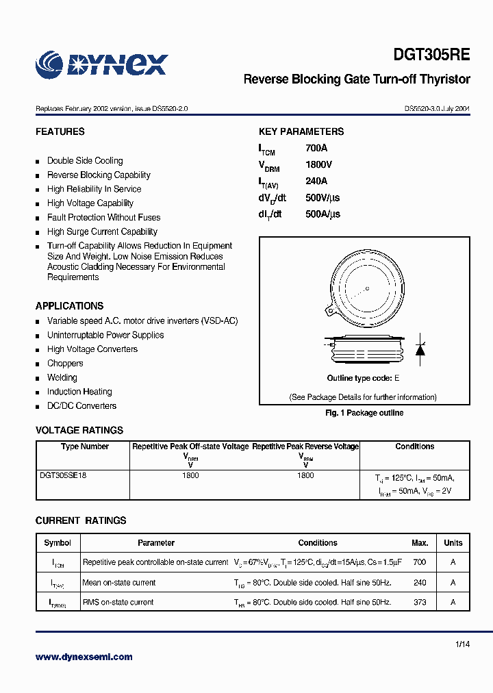 DGT305SE18_6518112.PDF Datasheet