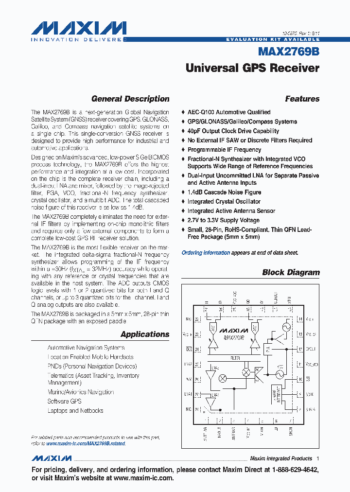 MAX2769BETIV_6518892.PDF Datasheet