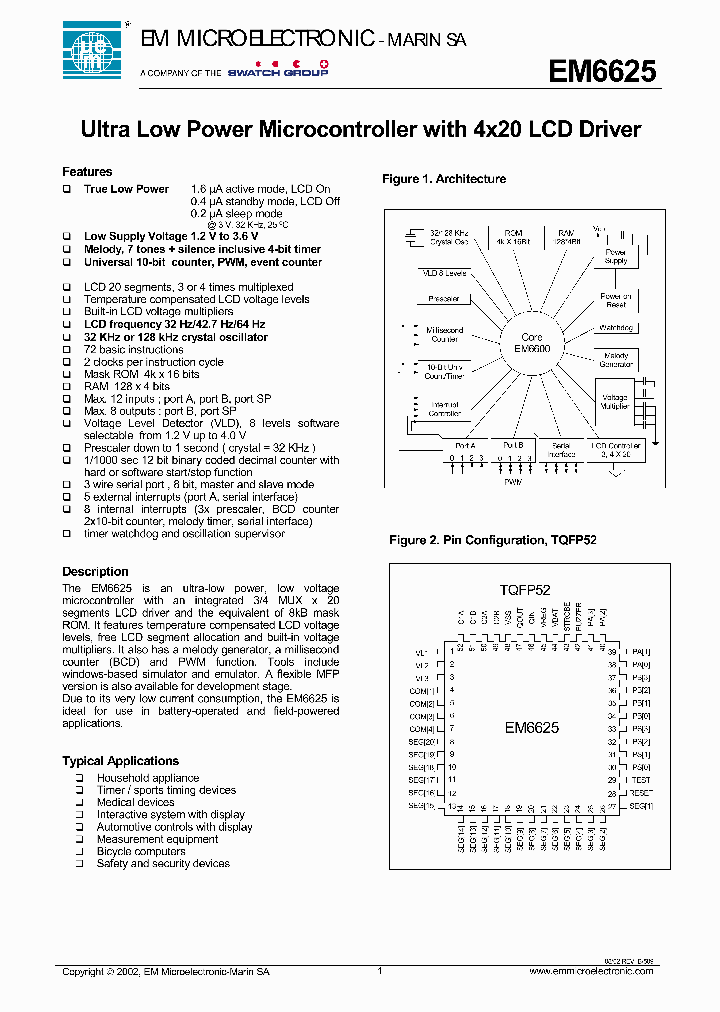 EM6625TQ52D_6519552.PDF Datasheet