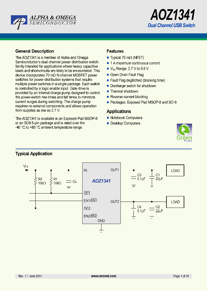 AOZ1341_6522505.PDF Datasheet