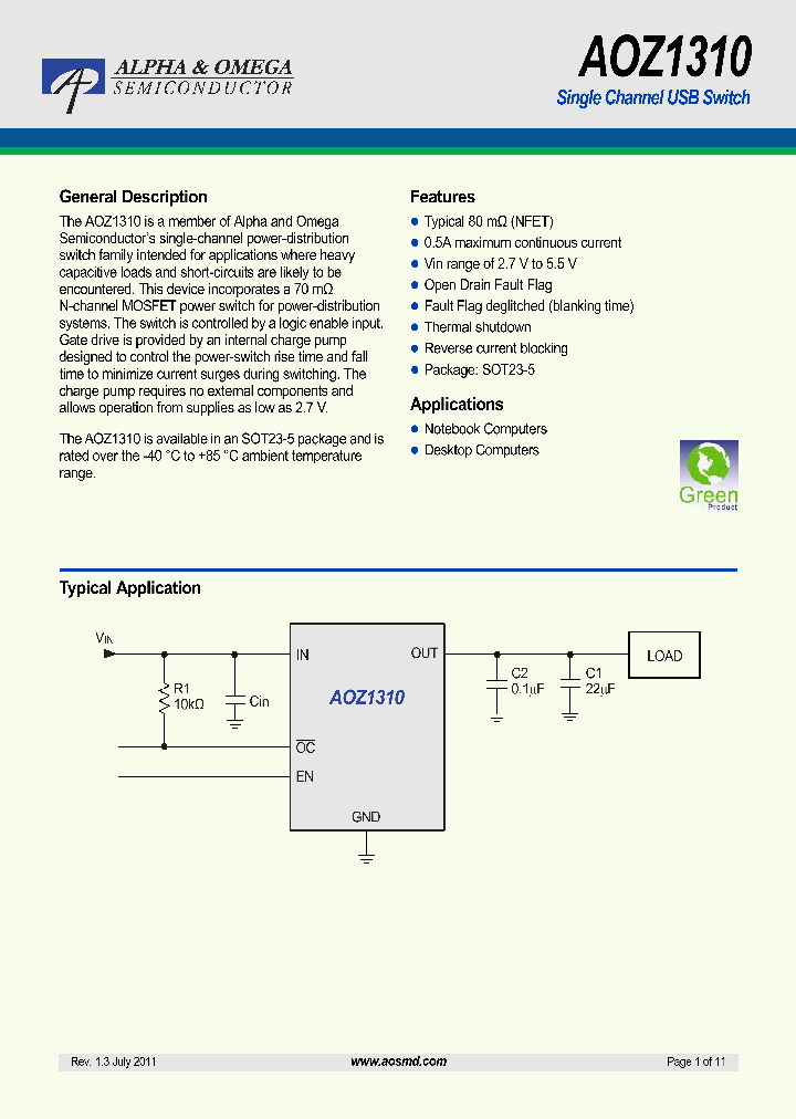 AOZ1310_6522502.PDF Datasheet