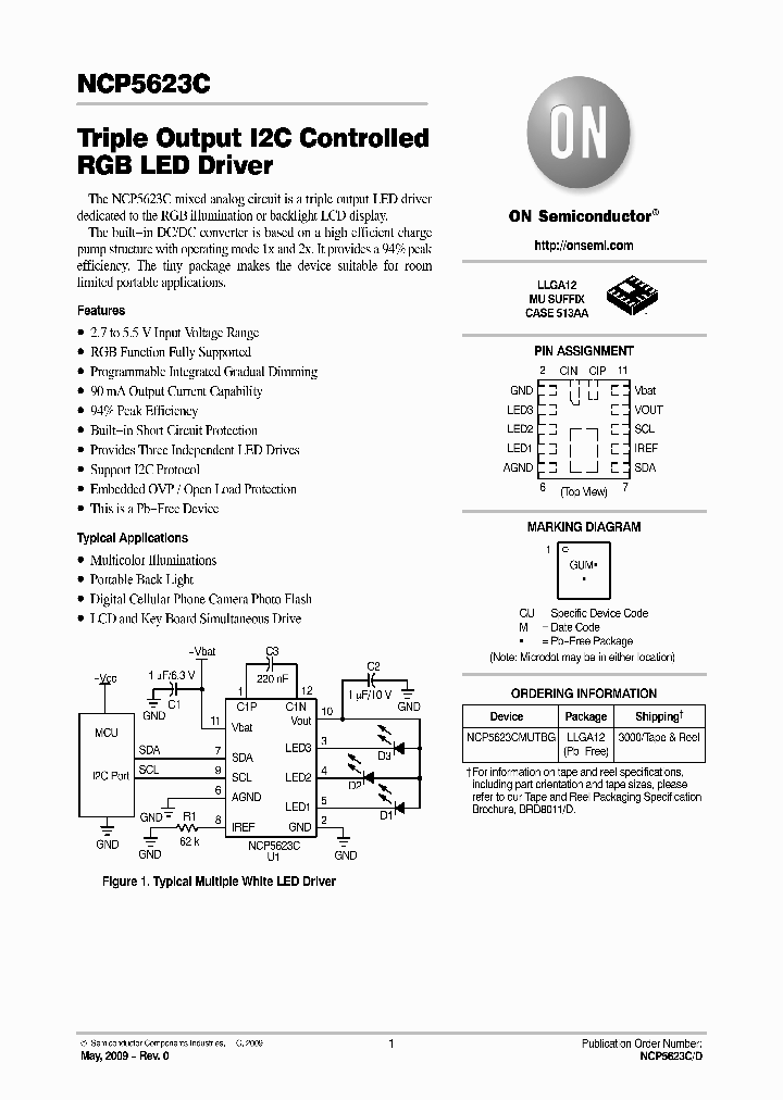 NCP5623CMUTBG_6522704.PDF Datasheet