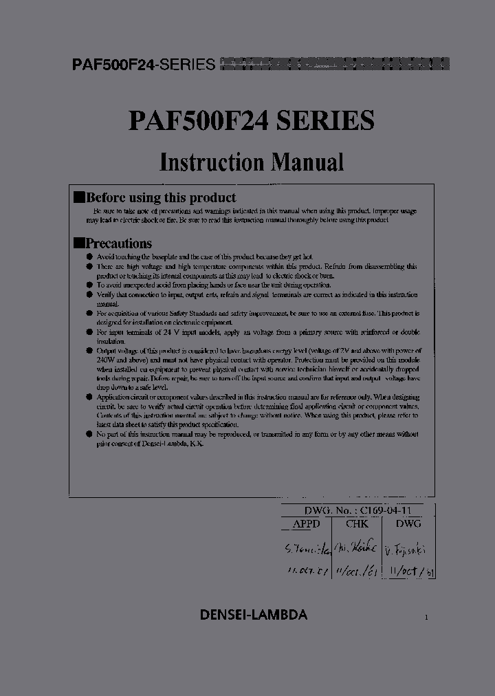 PAF500F24_6525575.PDF Datasheet