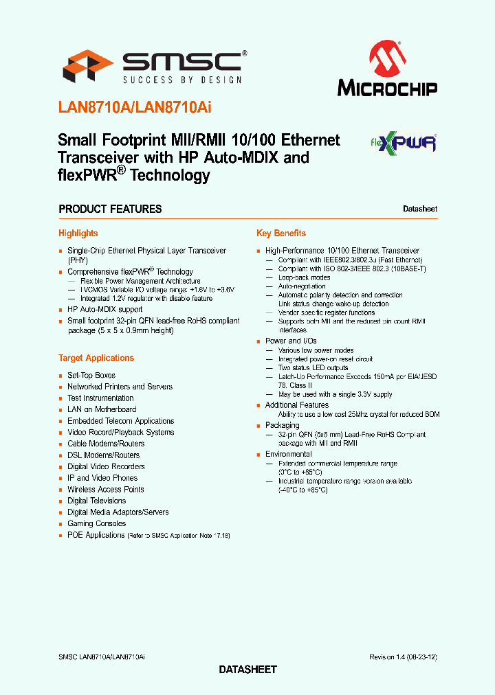 LAN8710A-EZC_6526926.PDF Datasheet