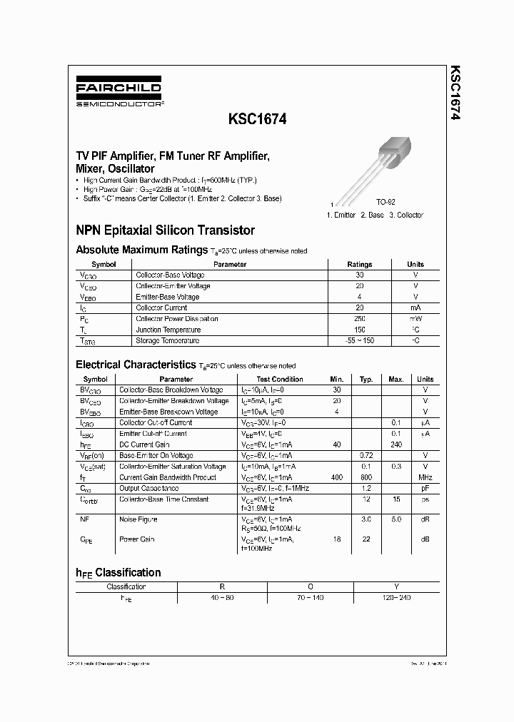 KSC1674COBU_6528873.PDF Datasheet