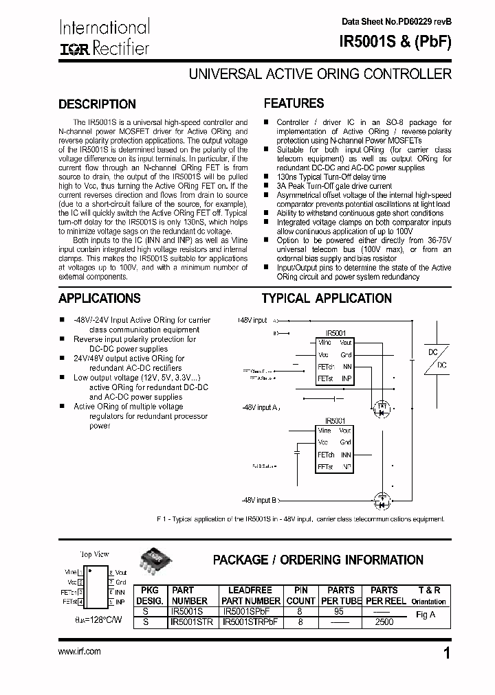 IR5001STRPBF_6533326.PDF Datasheet
