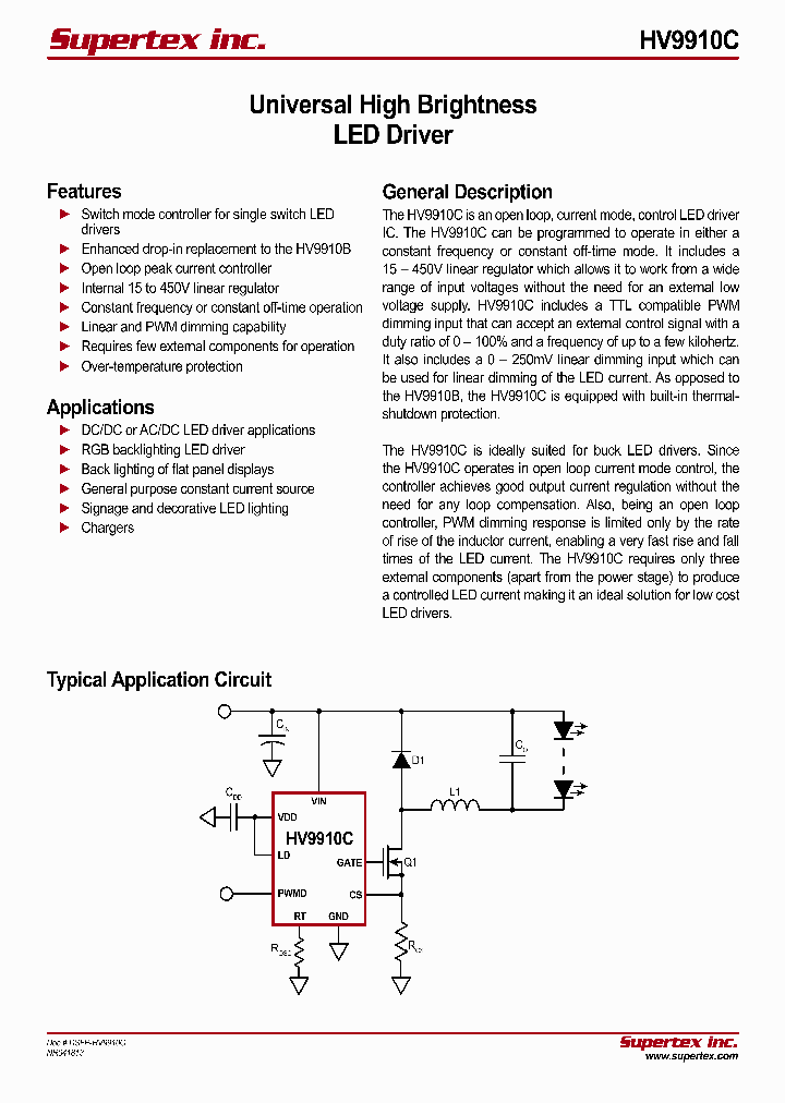HV9910CLG-G_6533838.PDF Datasheet