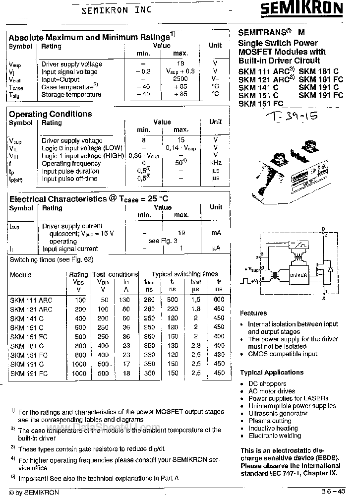 SKM141C_6528428.PDF Datasheet