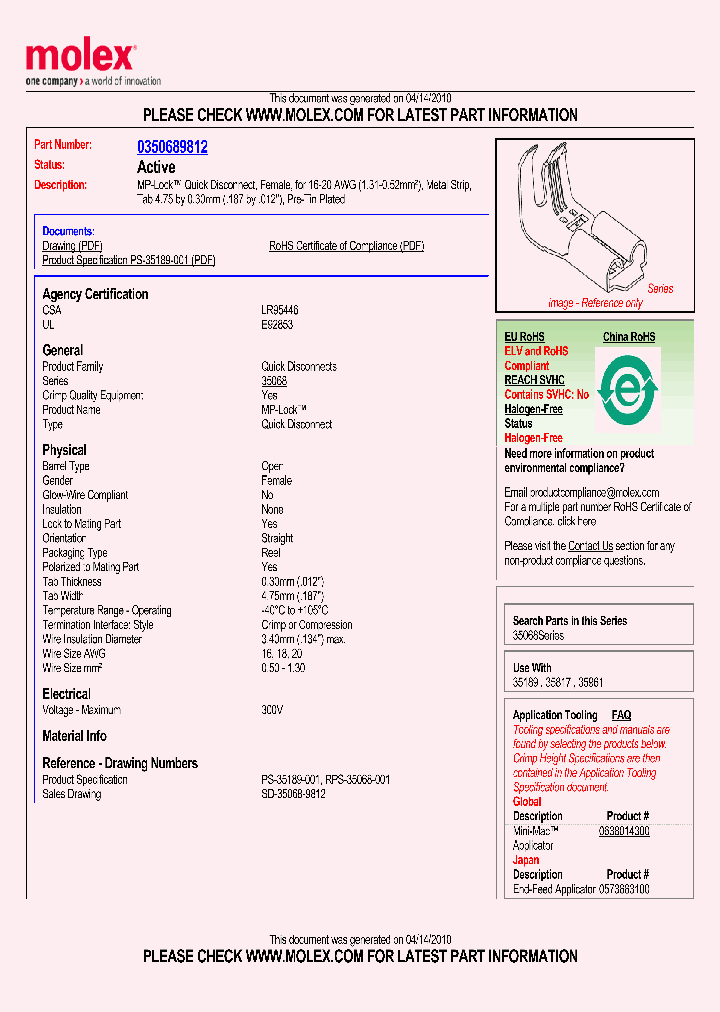 0350689812_6538908.PDF Datasheet