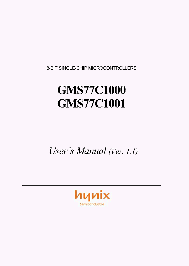 GMS77C1001_6540396.PDF Datasheet