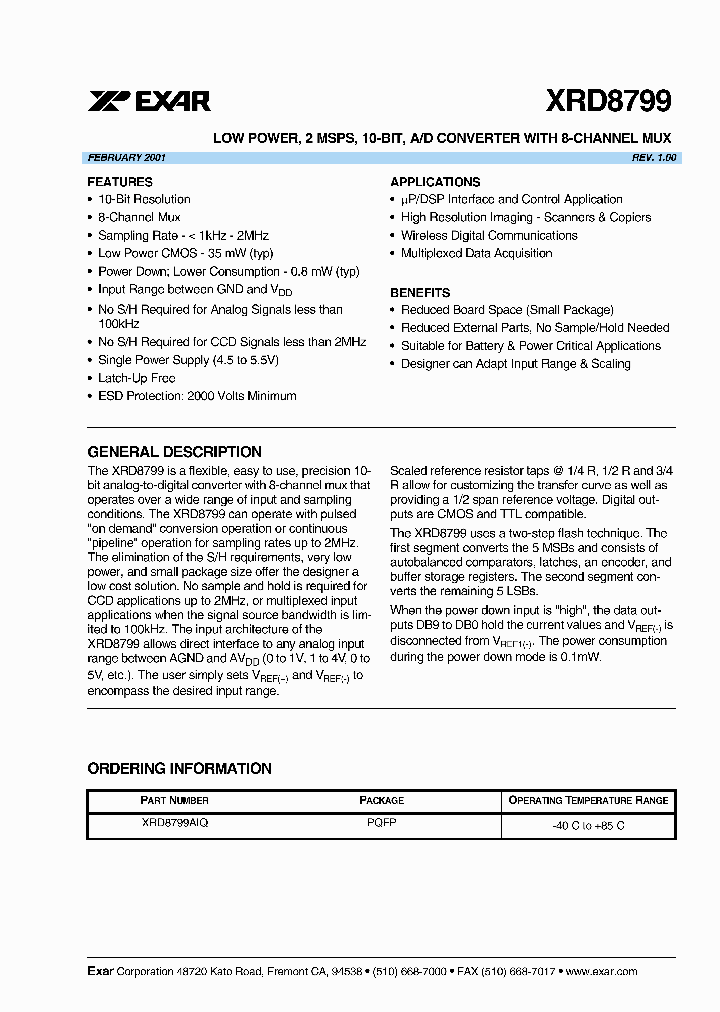 XRD8799AIQ_6544078.PDF Datasheet