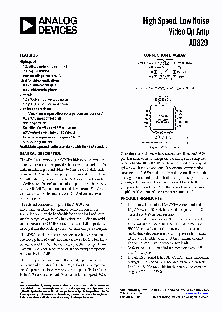 AD829ARZ-REEL_6545362.PDF Datasheet