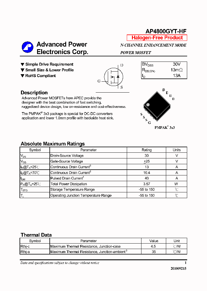 AP4800GYT-HF_6550908.PDF Datasheet
