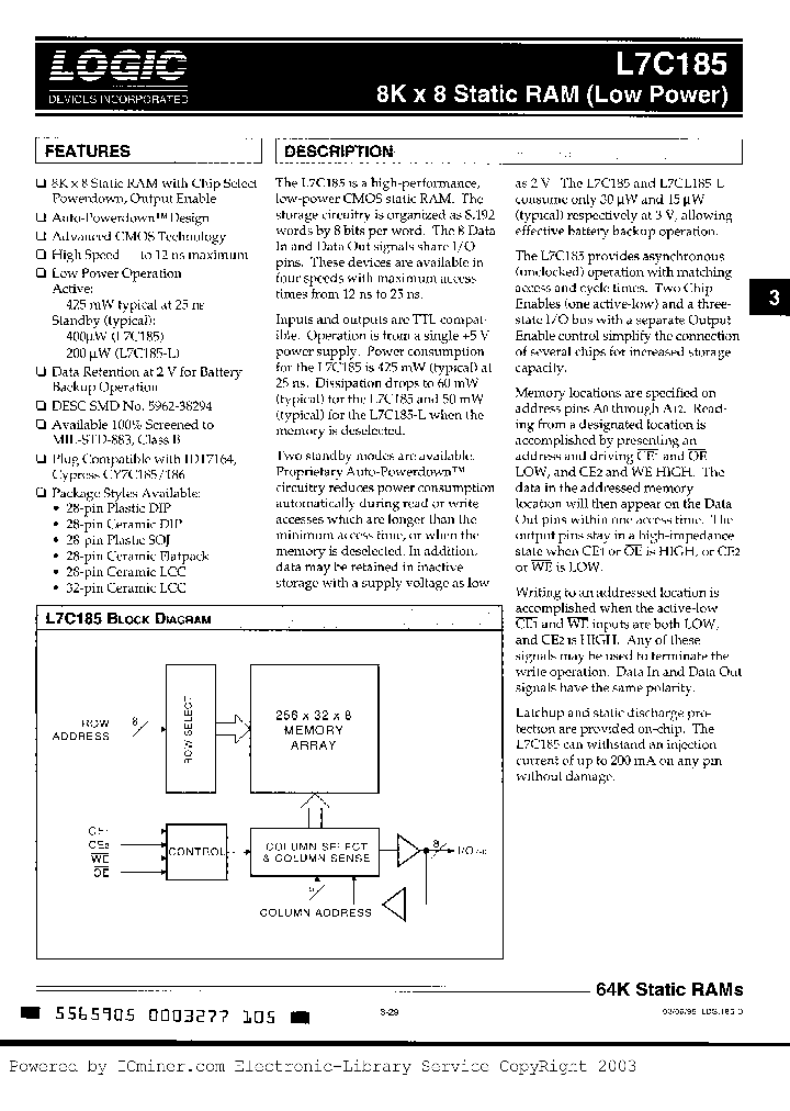 L7C185IC20L_6553922.PDF Datasheet