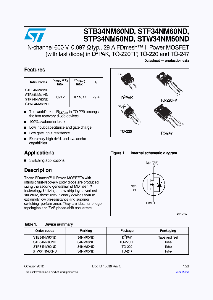 STF34NM60ND_6560091.PDF Datasheet
