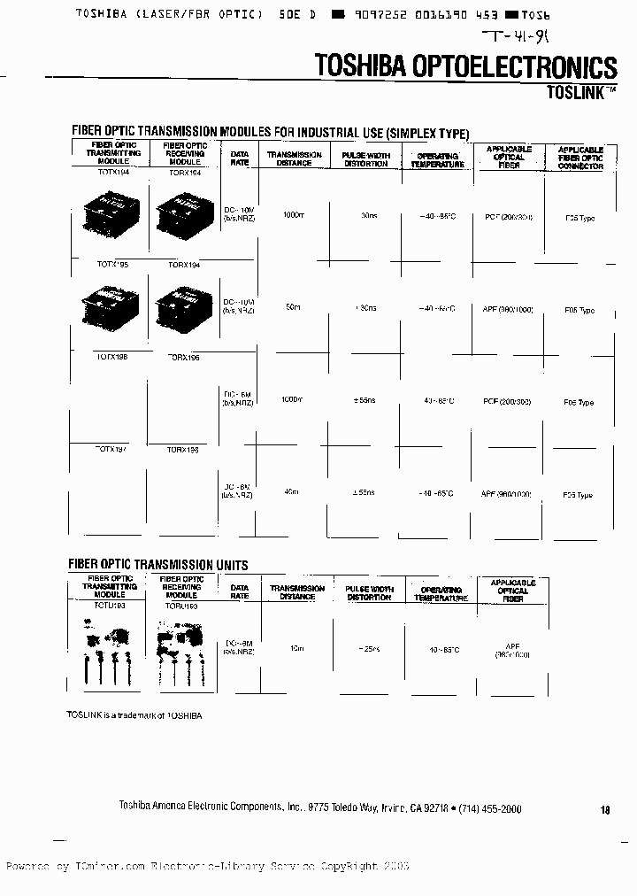 TOTU193_6561409.PDF Datasheet