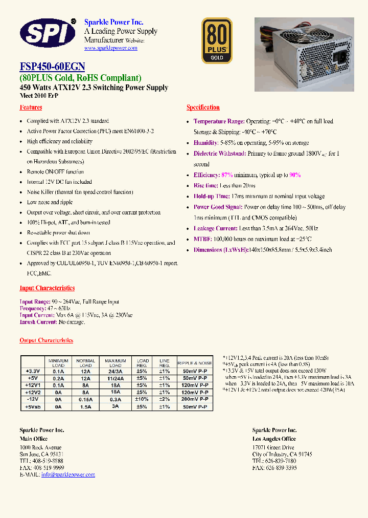 FSP450-60EGN_6564460.PDF Datasheet