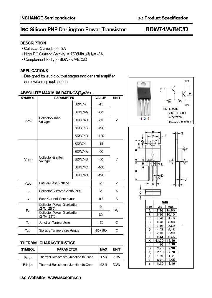 BDW74A_6564752.PDF Datasheet