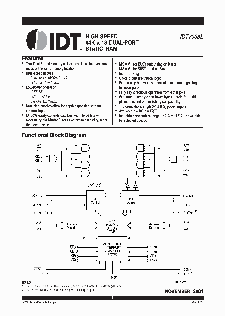 IDT7038L20PFI_6567854.PDF Datasheet