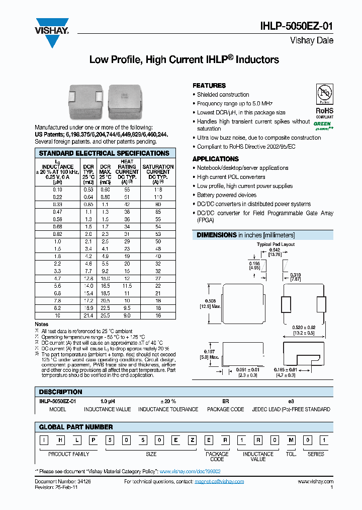 IHLP5050EZER7R8M01_6571165.PDF Datasheet