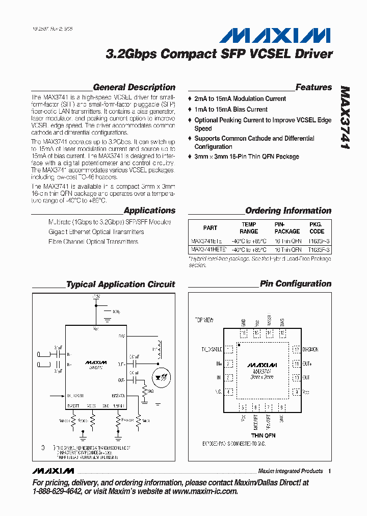 MAX3741HETEG16_6576495.PDF Datasheet