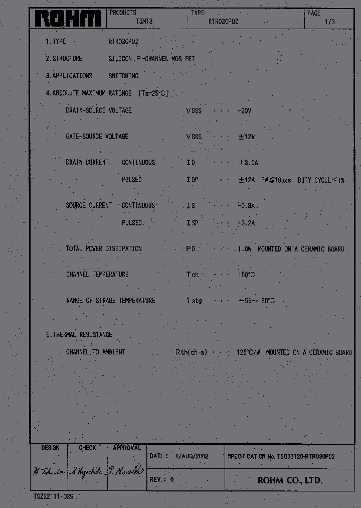 RTR030P02TL_6578688.PDF Datasheet
