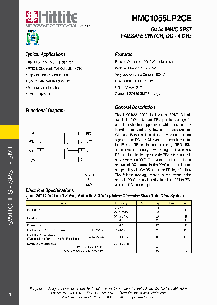 HMC1055LP2CE_6579844.PDF Datasheet
