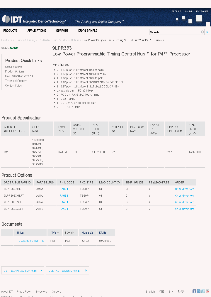 9LPR363DGLF_6580673.PDF Datasheet