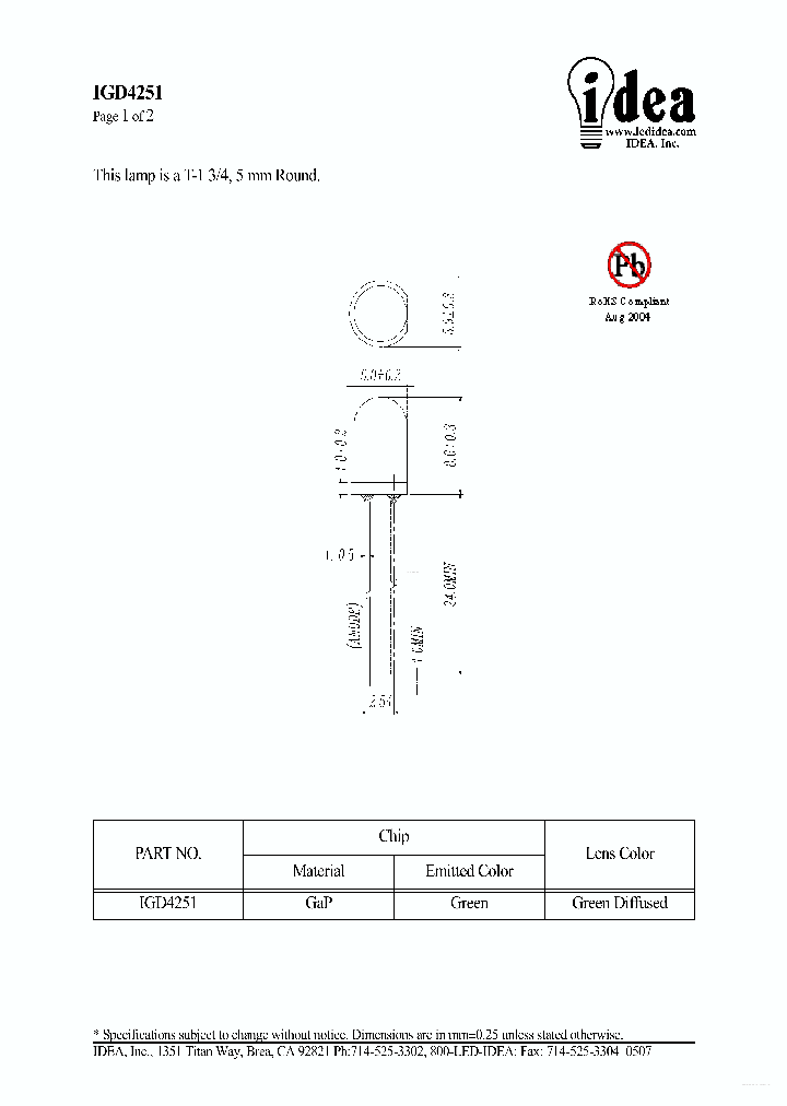 IGD4251_6581285.PDF Datasheet