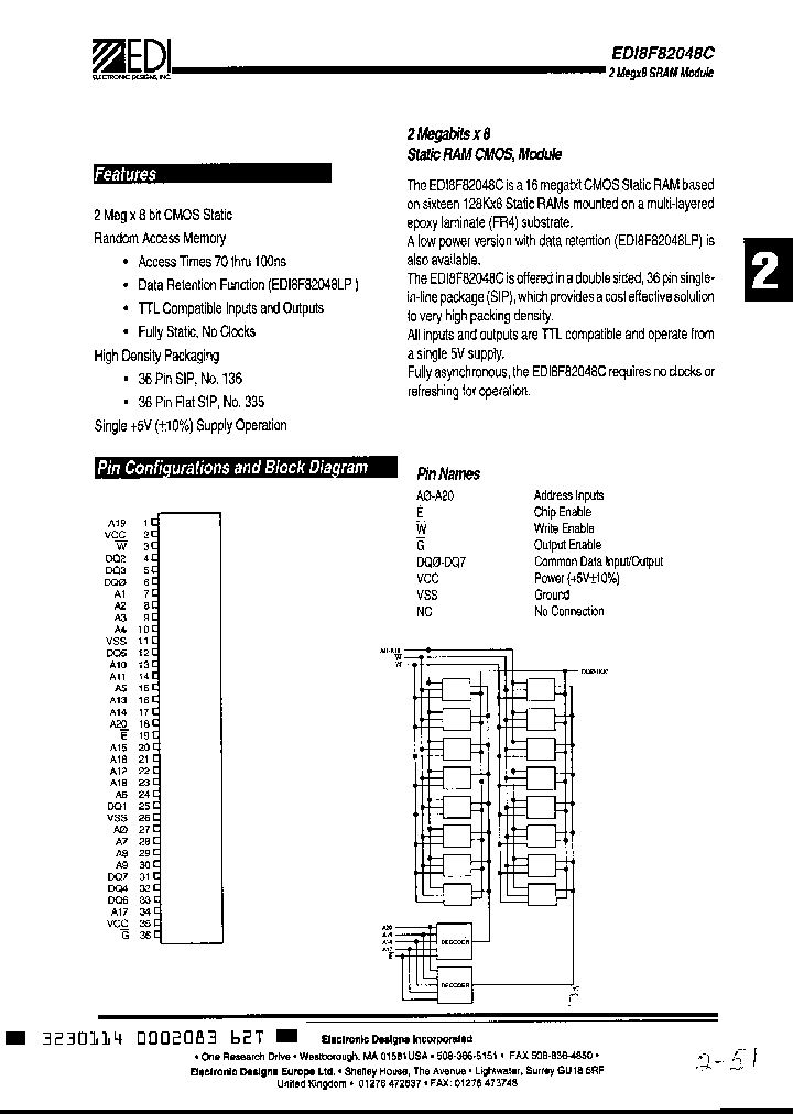 EDI8F82048C85BSC_6585697.PDF Datasheet