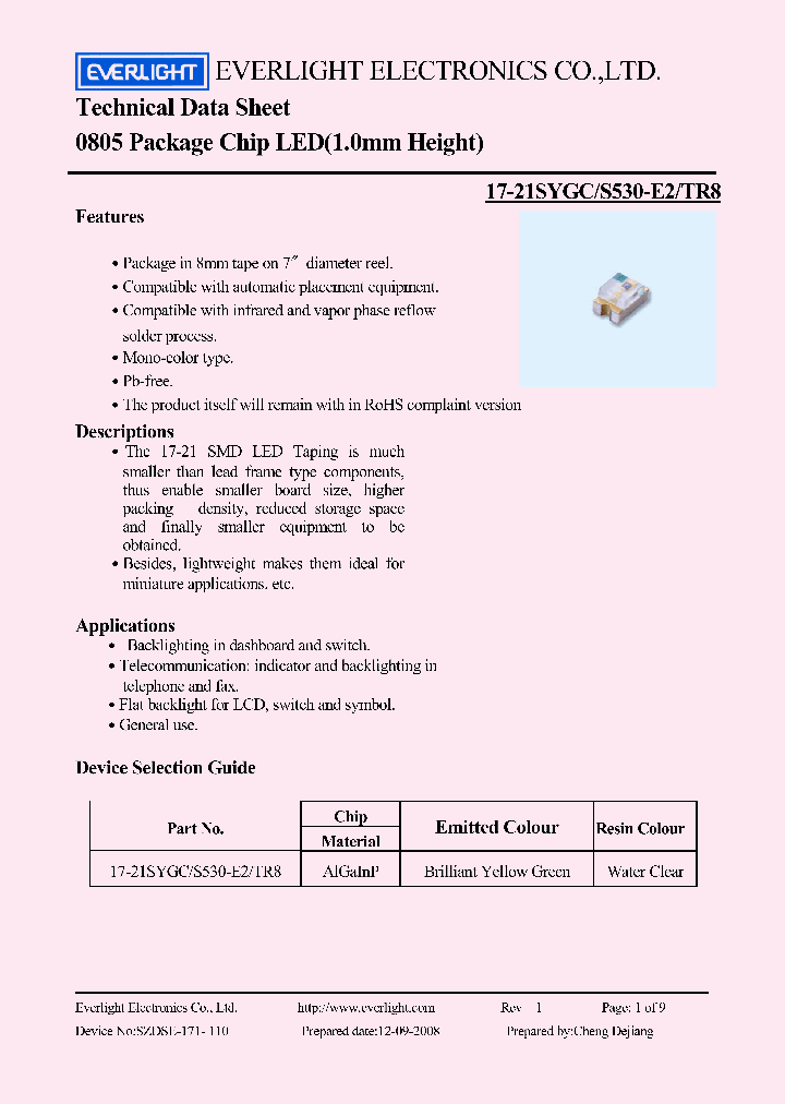17-21SYGC-S530-E2-TR8_6587586.PDF Datasheet