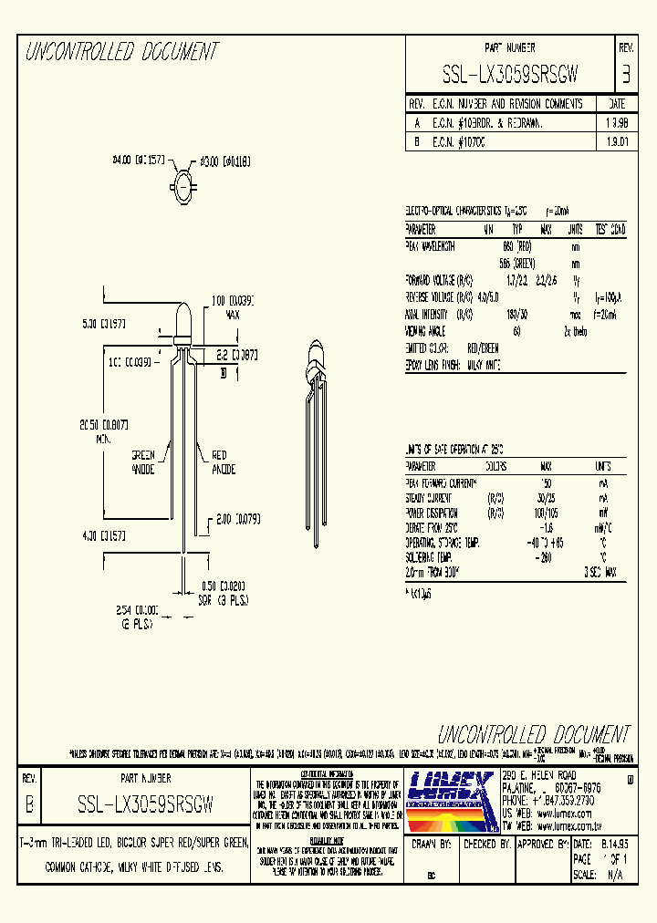 SSL-LX3059SRSGW_6589041.PDF Datasheet
