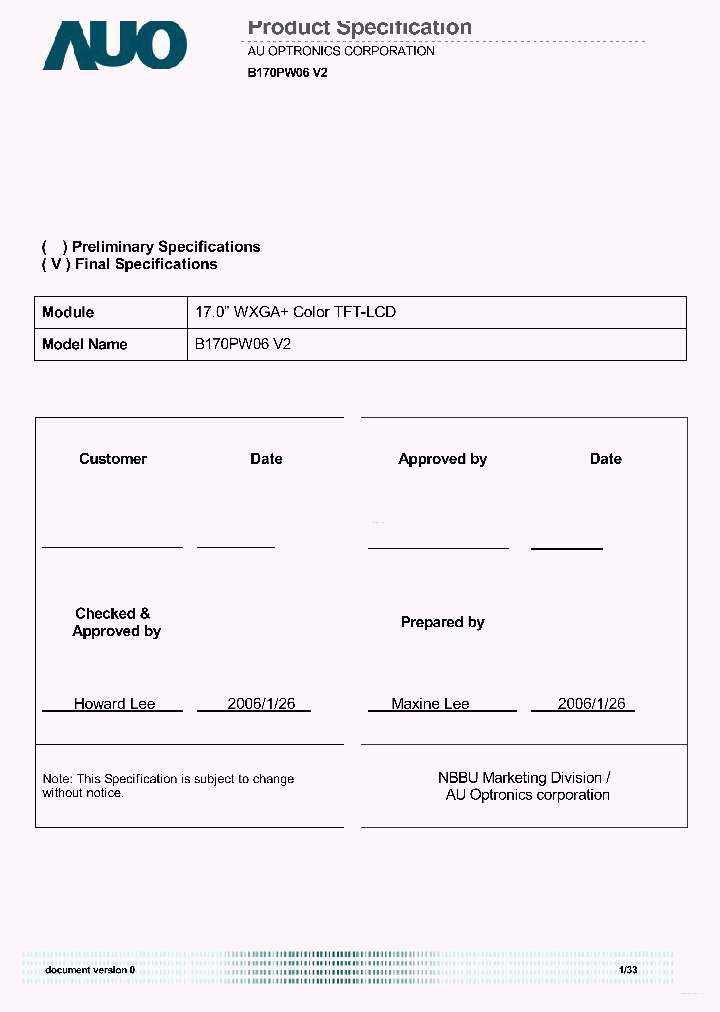 B170PW06-V2_6583706.PDF Datasheet