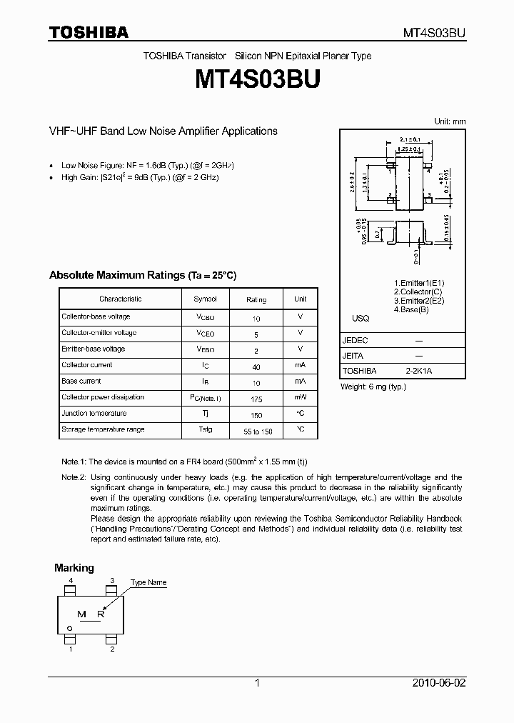 MT4S03BU_6589999.PDF Datasheet