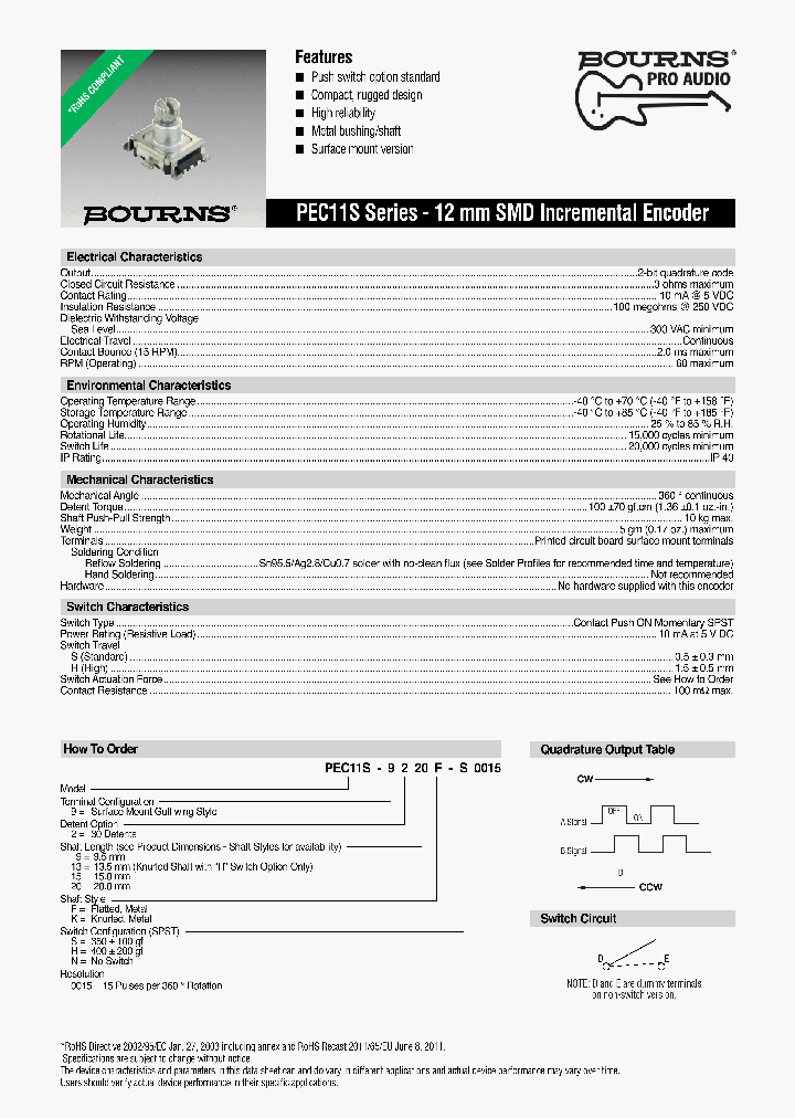 PEC11S_6594797.PDF Datasheet