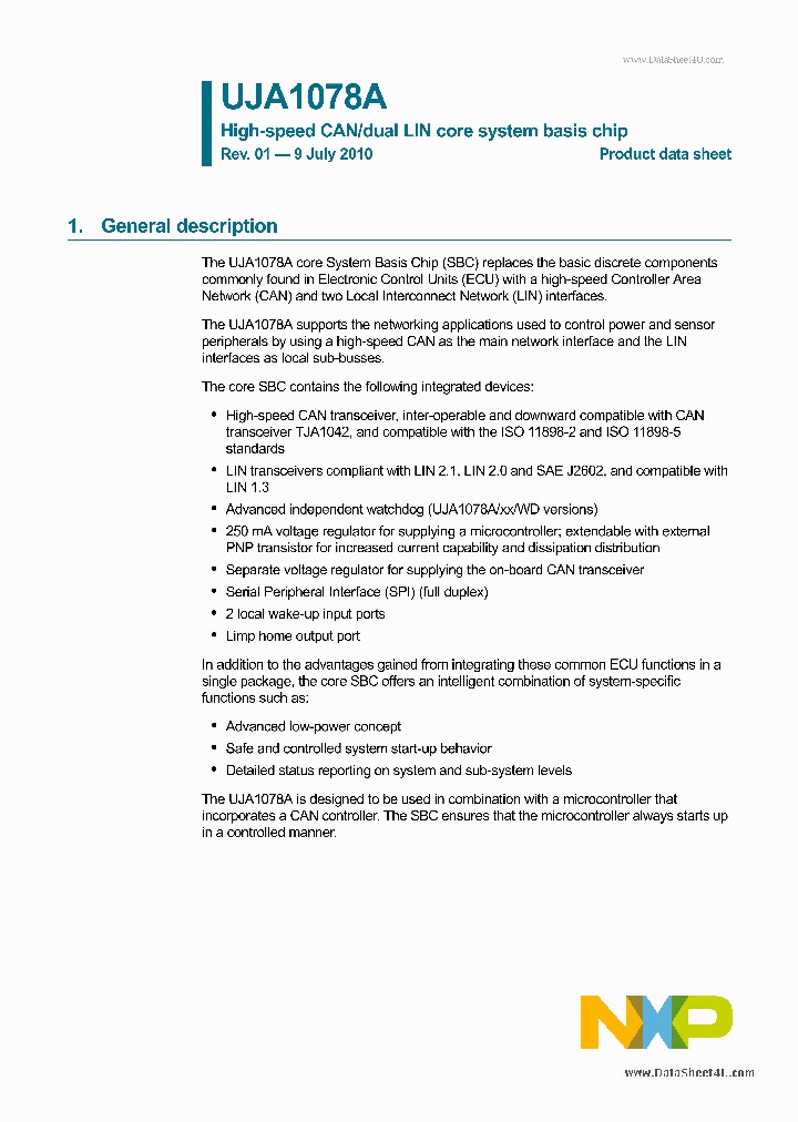 UJA1078A_6587454.PDF Datasheet