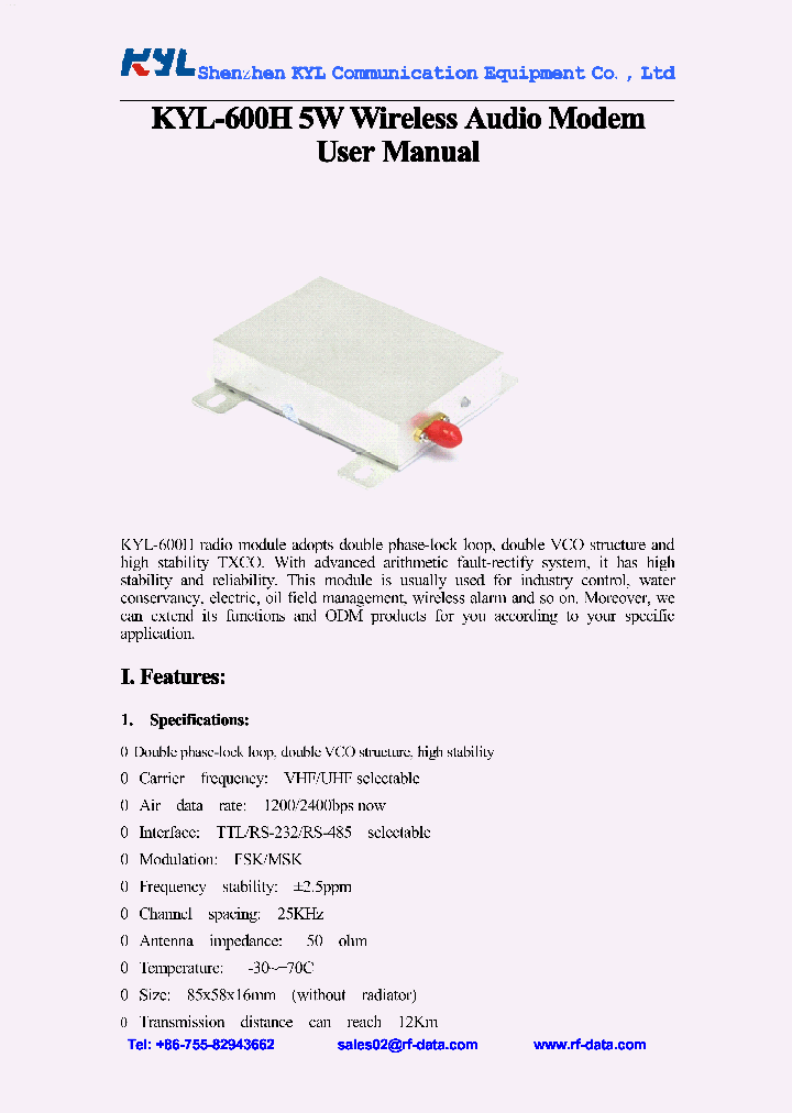 KYL-600H_6588604.PDF Datasheet