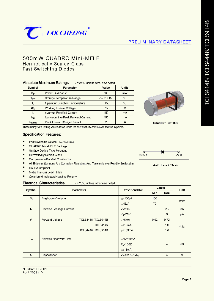 TCLS914B_6597575.PDF Datasheet