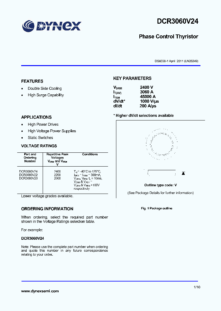 DCR3060V22_6598753.PDF Datasheet