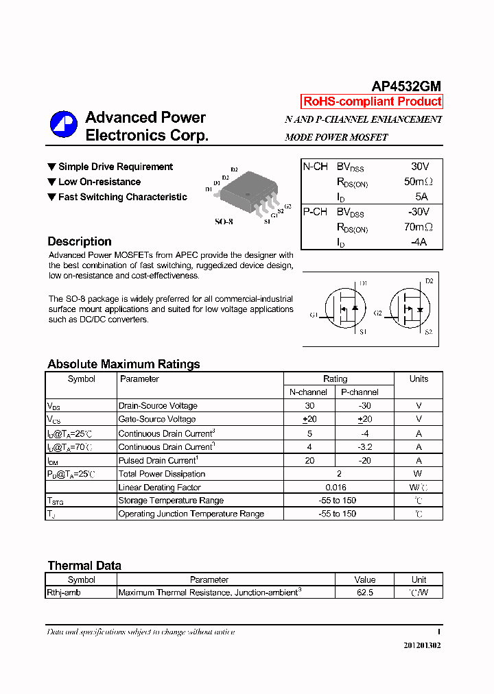 AP4532GM_6598979.PDF Datasheet